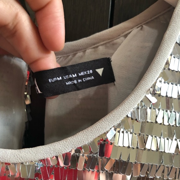 Zara Sequinned Dress - Picture 4 of 7